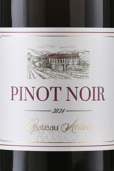 Chateau Andre Pinot Noir - вино Шато Андре Пино Нуар 0.75 л красное сухое