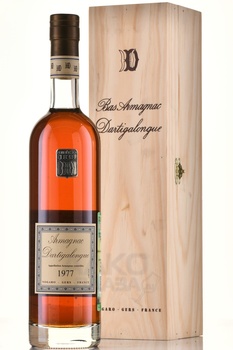 Dartigalongue 1977 - арманьяк Дартигалон 1977 года 0.5 л в д/у