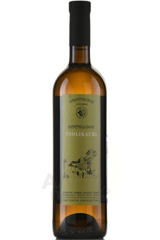 Вино Тифлисская Коллекция Цоликаури 0.75 л белое сухое