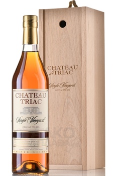 Chateau de Triac Single Vineyards Fins Bois - коньяк Шато де Триак Сингл Виньярдс Фин Буа 0.7 л в д/у