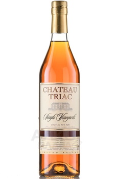 Chateau de Triac Single Vineyards Fins Bois - коньяк Шато де Триак Сингл Виньярдс Фин Буа 0.7 л в д/у