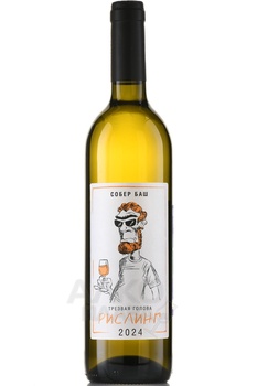 Вино Трезвая голова Рислинг 2022 год 0.75 л белое сухое