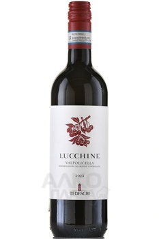 Tedeschi Lucchine Valpolicella - вино Тедески Луккине Вальполичелла 0.75 л красное сухое