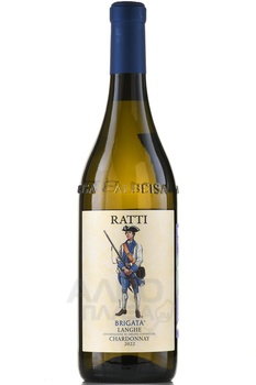 Ratti Brigata Langhe Chardonnay - вино Ратти Бригата Ланге Шардоне 0.75 л белое сухое