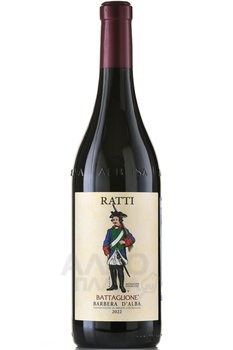 Ratti Battaglione Barbera d’Alba - вино Ратти Баттальоне Барбера д’Альба 0.75 л красное сухое
