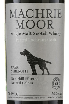 Arran Machrie Moor Cask Strength - виски Арран Махри Мур Питед Каск Стренг 0.7 л в тубе