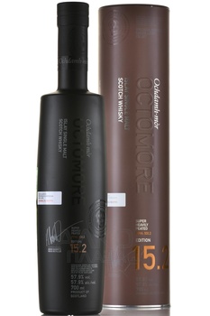Bruichladdich Octomore Edition 15.2 - виски Бруклади Октомор Эдишн 15.2 0.7 в тубе