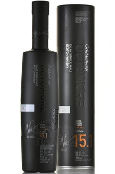 Bruichladdich Octomore Edition 15.1 - виски Бруклади Октомор Эдишн 15.1 0.7 в тубе