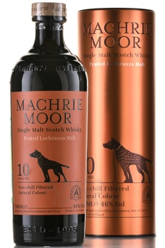 Arran Machrie Moor 10 Years Old - виски Арран Махри Мур 10 Лет 0.7 л в тубе