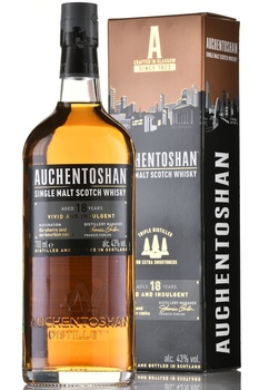 Auchentoshan 18 years - виски Очентошен 18 лет 0.7 л