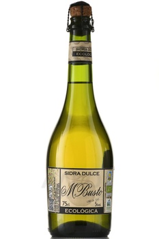 M.Busto Sidra Dulce Ecologica - сидр М.Бусто Сидра Дульсе Эколоджика 0.75 л газированный фильтрованный сладкий