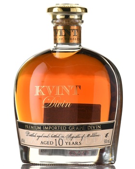 Kvint Divin 10 years - коньяк Дивин КС Квинт 10 лет 0.5 л