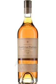Cantina Privata Bocchino 12 anni - граппа Кантина Привата Боккино 12 лет 0.7 л в п/у + 2 бокала