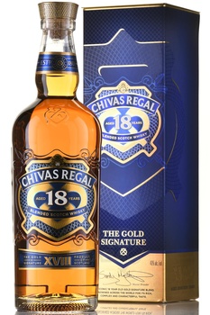 Chivas Regal 18 Years Old - виски Чивас  Ригал 18 лет 0.75 л в п/у