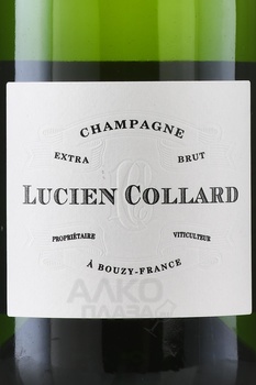 Champagne Lucien Collard - шампанское Люсьен Коллар 0.75 л белое экстра брют