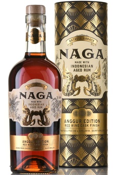 Batavia Arrack Naga Anggur Edition Red Wine Cask Finish - ром Батавия Арак Нага Ангур Эдишн Рэд Вайн Каск Финиш 0.7 л в тубе