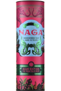 Naga Rum Siam Edition 10 Years Old - ром Нага Сиам Эдишн 10 лет 0.7 л в тубе