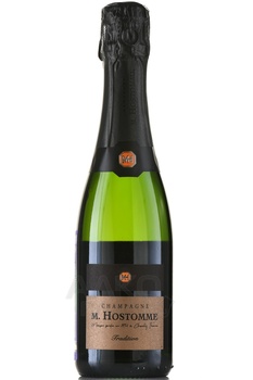 Champagne M. Hostomme Cuvee Tradition - шампанское Шампань М. Остом Кюве Традисьон 0.375 л белое брют