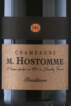 Champagne M. Hostomme Cuvee Tradition - шампанское Шампань М. Остом Кюве Традисьон 0.375 л белое брют
