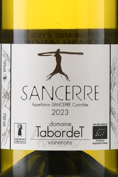 Sancerre Domaine Tabordet - вино Сансер Домэн Таборде 0.75 л белое сухое