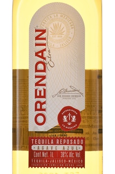 Orendain Tequila Extra Reposado - текила Орендайн Экстра Репосадо 1 л