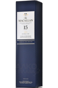 Macallan Double Cask Matured 15 years old gift box - виски Макаллан Дабл Мейчурд 15 лет 0.7 л в п/у