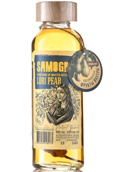 Настойка горькая Самограй Груша Лори 0.5 л