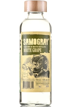 Водка виноградная Самограй Белый Виноград 0.7 л