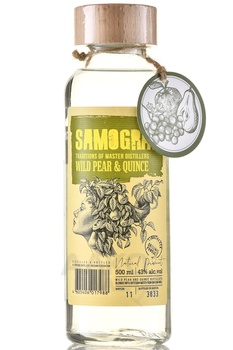 Водка плодовая Самограй Дикая Груша и Айва 0.5 л