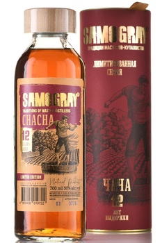 Водка виноградная Самограй Чача 12 лет 0.7 л