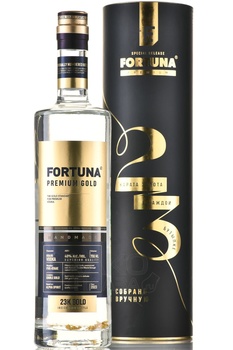Fortuna Premium Gold - водка Фортуна Премиум Голд 0.7 л в тубе