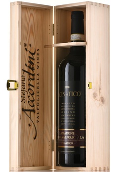 Acinatico Amarone della Valpolicella Classico - вино Ачинатико Амароне делла Вальполичелла Классико 1.5 л красное полусухое в д/у