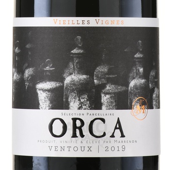 Marrenon Orca Vieilles Vignes Cotes du Ventoux AOC - вино Марренон Орка Вьей Винь Ванту АОС 0.75 л красное сухое