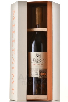 Francois de Marange Fins Bois - коньяк Франсуа де Маранж Фин Буа 1975 год 0.7 л в п/у