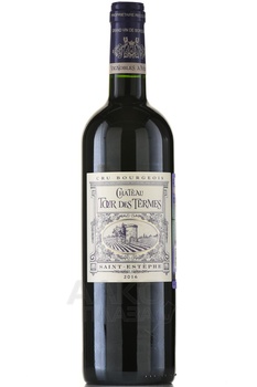 Chateau Tour des Termes L`Heritier de Tour des Termes Saint-Estephe AOC - вино Л’Эритье де Тур де Терм Сент-Эстеф 0.75 л красное сухое