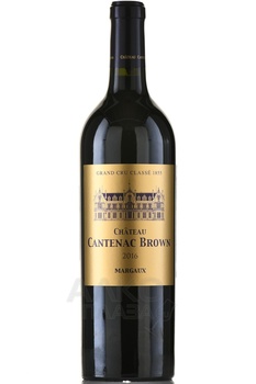 Chateau Cantenac Brown Margaux - вино Шато Кантенак Браун Гран Крю Классе 0.75 л красное сухое
