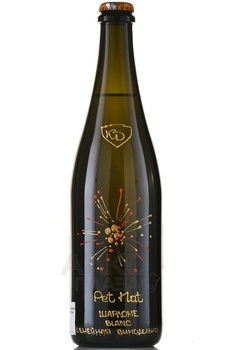 Вино игристое Пет Нат Шардоне 0.75 л белое брют