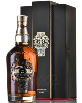 Chivas Regal 25 years - виски Чивас Ригал 25 лет 0.7 л