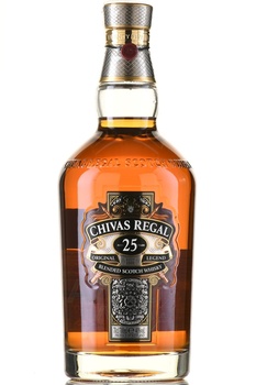 Chivas Regal 25 years - виски Чивас Ригал 25 лет 0.7 л