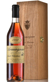 Armagnac Saint Christeau Millesime 1982 - арманьяк Сент Кристо Миллезимэ 1982 года 0.7 л в п/у