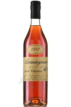 Armagnac Saint Christeau Millesime 1982 - арманьяк Сент Кристо Миллезимэ 1982 года 0.7 л в п/у