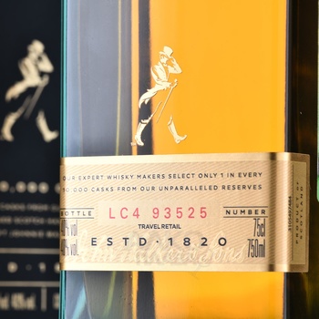 Johnnie Walker Blue Label - виски Джонни Уокер Блю Лейбл 0.75 л в п/у