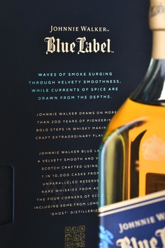Johnnie Walker Blue Label - виски Джонни Уокер Блю Лейбл 0.75 л в п/у