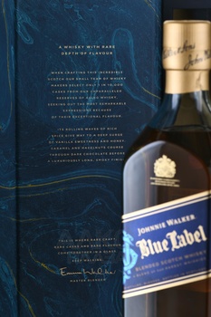 Johnnie Walker Blue Label - виски Джонни Уокер Блю Лейбл 0.75 л в п/у