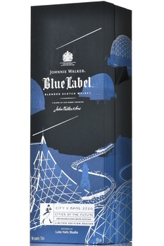 Johnnie Walker Blue Label City X Mars - виски Джонни Уокер Блю Лейбл Сити Х Марс 0.75 л в п/у