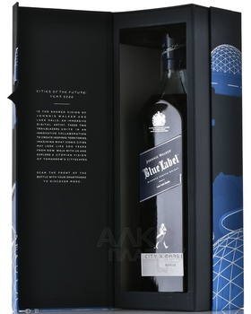 Johnnie Walker Blue Label City X Mars - виски Джонни Уокер Блю Лейбл Сити Х Марс 0.75 л в п/у