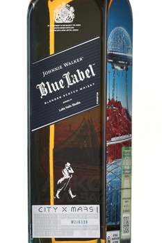 Johnnie Walker Blue Label City X Mars - виски Джонни Уокер Блю Лейбл Сити Х Марс 0.75 л в п/у
