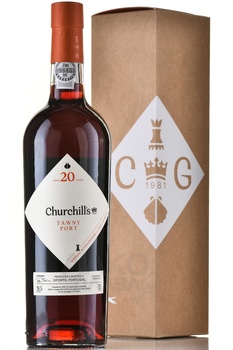 Churchills Tawny Port 20 Years Old - портвейн Черчилльс Тони Порт 20 лет 0.75 л