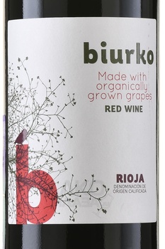 Biurko Rioja - вино Бьюрко Риоха 0.75 л красное сухое