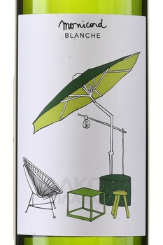 Monicord Blanche AOC - вино Моникор Бланш АОС 0.75 л белое сухое